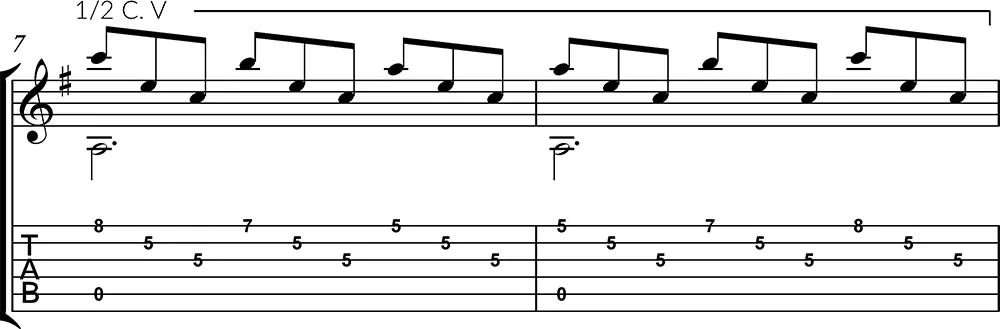 Romance Anónimo partitura + tablatura primera parte. Tutoriales de guitarra. 
