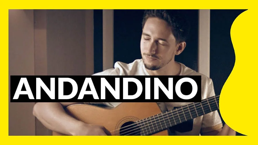 Miniatura del tutorial de Andandino pieza para guitarra