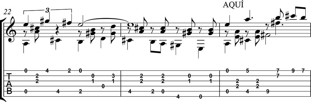 Tutorial suspiros de españa parte 2. Tutoriales para guitarra de Pablo Romero Luis 1