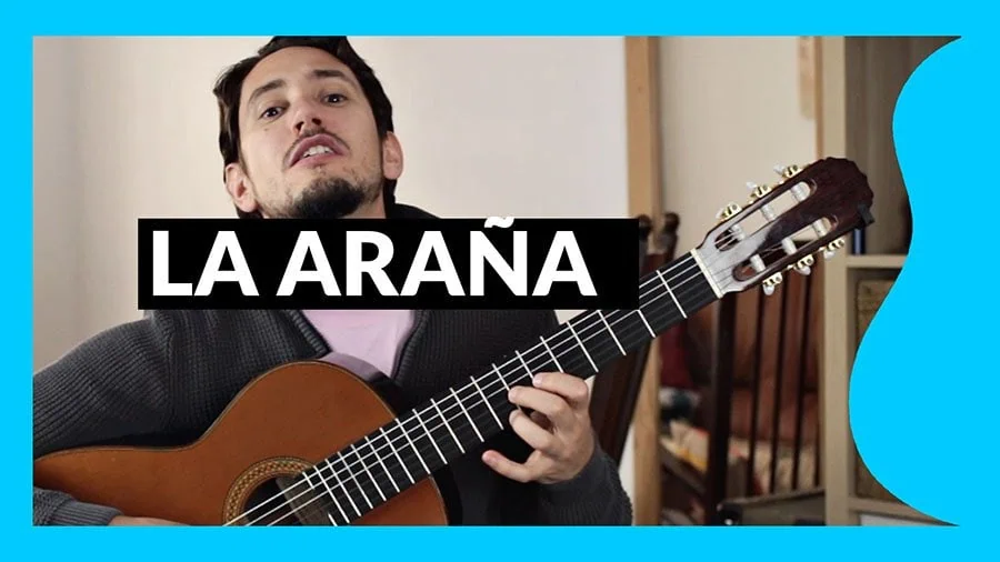 La araña, ejercicio de técnica de mano izquierda para guitarra