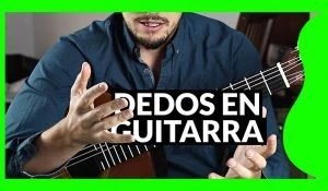 Cómo se llaman los dedos en guitarra