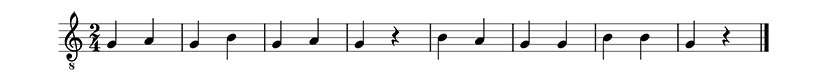 Curso de lectura musical. Deberes ej. 5