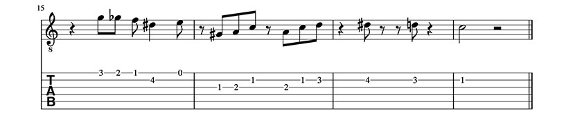 Guitarrista en un día