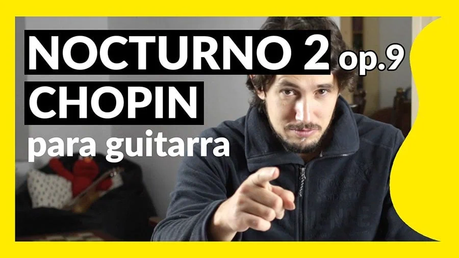 Nocturno 2 op.9 de chopin para guitarra