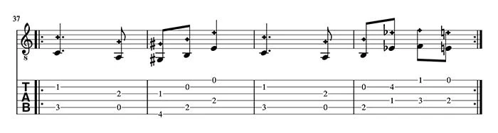 variación 3 tutorial capricho de paganini en guitarra