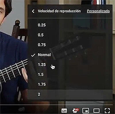 cambiar de velocidad a lento los videos