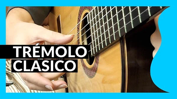 Trémolo clásico en guitarra