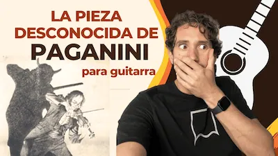 pieza paganini guitarra